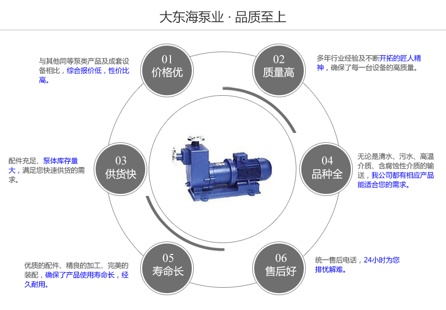 大东海泵业zcq型防爆自吸式磁力泵质量保证图